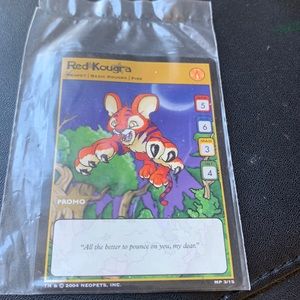 Neopets Trading Card Game Red Kougra